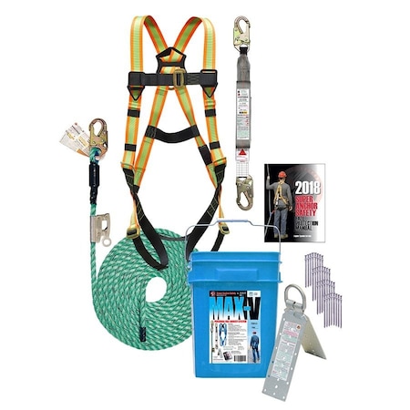 Super Anchor Safety MAX-V Bucket Kit: 50ft. Maxima Lifeline 3200-B50